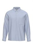Calvin Klein - Ls Solid Linen Classic Shirt - Linased s&auml;rgid - XL