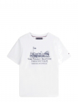 Tommy Hilfiger - Country Club Graphic Tee - L&uuml;hikeste varrukatega - M