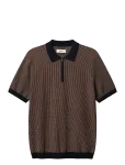 Gabba - Gaboswald Retro Ss Knit - L&uuml;hikeste varrukatega kootud polos&auml;rgid - XL