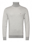 Tommy Hilfiger - Pima Ctn Cash Herringbone Roll - K&otilde;rge kaelusega - XL