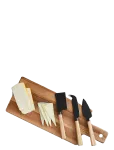 H&acirc;ws Santo - H&acirc;ws Santo Cheese Set 3 Knives And Cutting Board - Tapas-alused ja -komplektid - ONE SIZE
