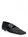 MIISTA - Kiran Black Woven Leather Strappy Ballerinas - Baleriinad - 40