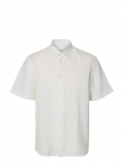 Selected - Slmregclaus Clay Linenblend Ss Sht Noos - L&uuml;hikeste varrukatega s&auml;rgid - XXL