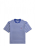 Polo Ralph Lauren - Relaxed Fit Striped Jersey T-Shirt - L&uuml;hikeste varrukatega - S