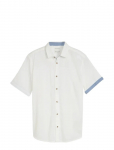 Tom Tailor - Cotton Linen Shirt - Vabaaja s&auml;rgid - XXL