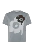 Marimekko - Rauha Unikko Placement - L&uuml;hikeste varrukatega - XS