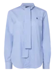 Polo Ralph Lauren - Slim Fit Cotton Tie-Neck Shirt - Pikkade varrukatega - 32