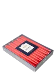 Havi - Havi Antique Taper Candle Red 8H 20Pack - Sammask&uuml;&uuml;nlad - H:28CM
