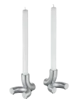 Blomus - Set Of 2 Candle Holders - Doodle - K&uuml;&uuml;nlajalad - 9.5X10X8.5CM