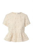 Pieces - Pcella Ss Top Dnm D2D - L&uuml;hikeste varrukatega - S