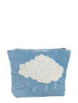 Anna + Nina - Beaded Pearly Weather Make-Up Bag - Meigikotid - ONZE SIZE