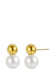 Bud To Rose - Maya Pearl Earring Gold - Rippuvad k&otilde;rvar&otilde;ngad - ONE SIZE