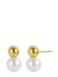 Bud To Rose - Maya Pearl Earring Gold - Rippuvad k&otilde;rvar&otilde;ngad - ONE SIZE