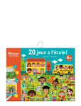 Auzou - Activity Cards - 20 School Games - Harivad m&auml;ngud - ONE SIZE
