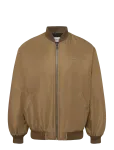 Maison Kitsune - Bomber In Nylon With Logo Handwriting Embroidery - Bomber-jakid - M