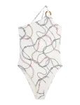 Tommy Hilfiger - One Shoulder Op Print - Ujumisriided - XL