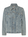 Ganni - Soft Chambray Denim Jacket - L&uuml;hikesed teksap&uuml;ksid - 44