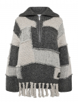 Ganni - Patchwork Fringe Sweater - Pulloverid - XXS/XS