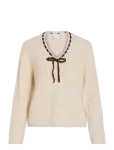 Vila - Vinaye V-Neck L/S Detail Knit Top - Džemprid - S