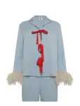 Sleeper - The Bow Set With Shorts With Detachable Feathers - Peotopid - M