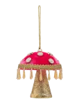 Anna + Nina - Holiday Shroom Blush Ornament - J&otilde;ulukuulid ja kuuseehted - ONE SIZE