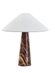 House Doctor - Table Lamp, Hdsoffi, Brown, Off-Whi - Laualambid - 42X42X44.5CM