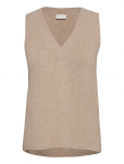 Vila - Viril Knit Rib V-Neck S/L Vest - Noos - Kootud vestid - M