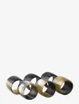 Broste Copenhagen - Napkin Ring Jay 6-Pack - Salvr&auml;tikur&otilde;ngad ja -hoidjad - ONE SIZE
