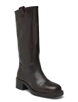ALOHAS - Sajan Vintage Effect Black Leather Boots - Pika s&auml;&auml;rega - 36