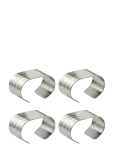 Aida - Raw Napkin Holder Matte Steel  4 Pcs Giftbox - Salvr&auml;tikur&otilde;ngad ja -hoidjad - ONE SIZE