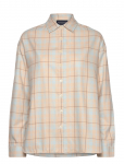 Lexington Clothing - Oversized Organic Cotton Check Flannel Shirt - Pikkade varrukatega - XL