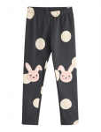 Lindex - Leggings Br Aop Knee Applique - Retuusid - 128