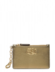 Lauren Ralph Lauren - Metallic Nappa Leather Zip Card Case - Kaarditaskud - ONE SIZE