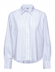 Weekday - Relaxed Cropped Long-Sleeved Cotton Shirt - Pikkade varrukatega - XL