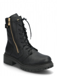 Rieker - Rieker Ladies Mid Height Boots 72640-00 Black - Madala kontsaga poolsaapad - 39