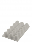 Silikomart - Silikoneform Mini Puff / Skumtoppe 15 Stk. &Oslash;40 H40 - Koogikese- ja muffinivormid - FOR 15PCS