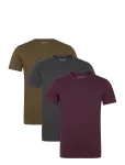 Selected - Slmcormac Ss O-Neck Tee 3-Pack Noos - L&uuml;hikeste varrukatega - S