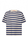 THE ANIMALS OBSERVATORY - Stripes Navy Collie T-Shirt - L&uuml;hikeste varrukatega - 8 Y