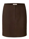 Selected - Slwkaya Mw Suede Skirt Noos - L&uuml;hikesed seelikud - 42