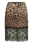 NOISY MAY - Nminferno Mw Short Satin Lace Skirt - L&uuml;hikesed seelikud - XS