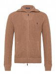 Polo Ralph Lauren - Waffle-Knit Wool-Cotton Full-Zip Sweater - K&otilde;rge kaelusega - S