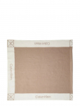 Calvin Klein - Linen Blend Emblem Pareo Scarf - Kerged sallid - ONE SIZE