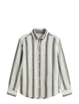 Gant - Reg Cotton Linen Stripe Shirt - Vabaaja s&auml;rgid - XXXL