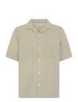 Knowledge Cotton Apparel - Structure Short Sleeve Shirt - L&uuml;hikeste varrukatega s&auml;rgid - M