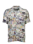 Lindbergh - Aop Vintage Viscose Shirt S/S - Vabaaja s&auml;rgid - L
