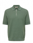 ONLY & SONS - Onsmenu Reg Ss Structure Polo Knit - L&uuml;hikeste varrukatega kootud polos&auml;rgid - XL