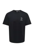 ONLY & SONS - Onsfred Life Rlx Ss Print Tee Vd - L&uuml;hikeste varrukatega - M