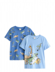 Lindex - 2-Pack Short-Sleeved Tops - L&uuml;hikeste varrukatega - 122/128