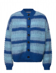 Stella Nova - Striped Cardigan In Wool Mix - Kardiganid - M