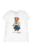 Ralph Lauren Kids - Polo Bear Cotton Jersey Tee - L&uuml;hikeste varrukatega - 109-116